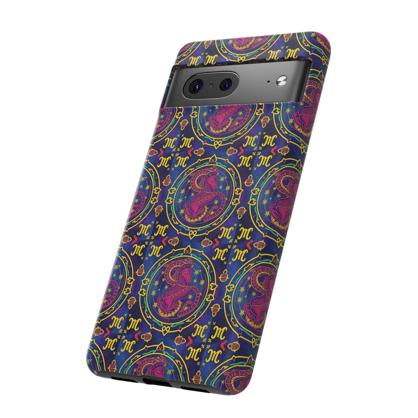 Tough Cases, Capricorn, Zodiac, Metal Pattern