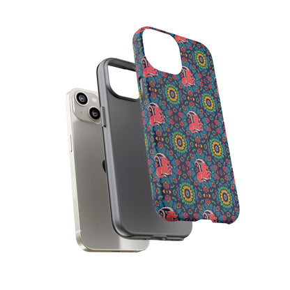 Tough Cases, Capricorn, Zodiac v1, Flower Pattern