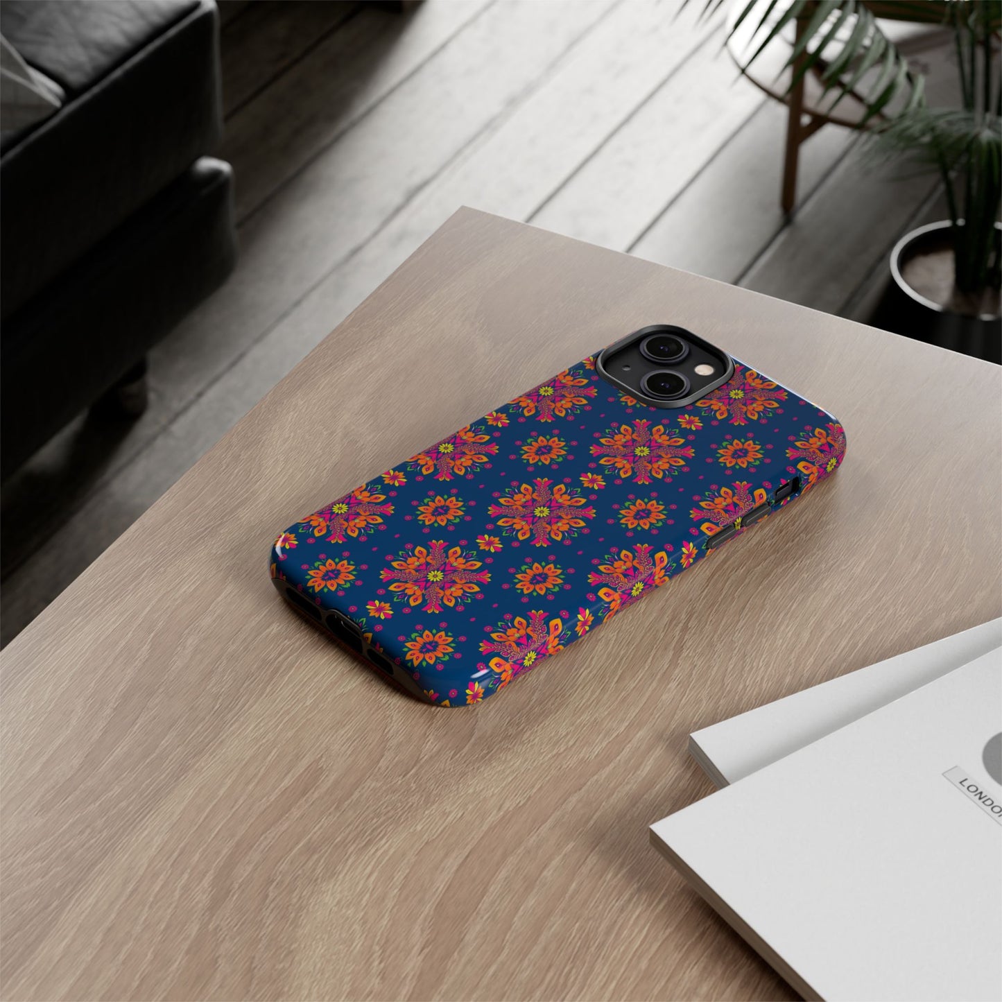 Tough Cases, Gemini, Zodiac v2, Flower Pattern