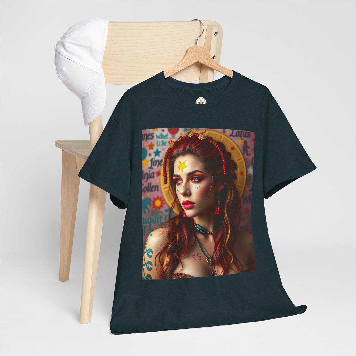 Unisex Heavy Cotton T-Shirt, Sagittarius, Zodiac, Sexy Art