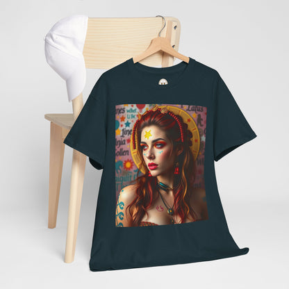 Unisex Heavy Cotton T-Shirt, Sagittarius, Zodiac, Sexy Art