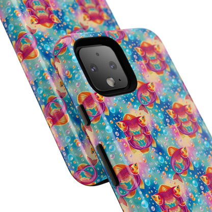 Tough Cases, Pisces, Zodiac v1, Bubble Pattern