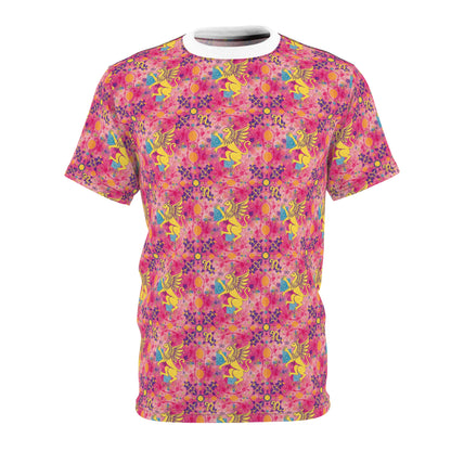 Unisex Cut & Sew T-Shirt, AOP, Virgo, Zodiac, Pattern