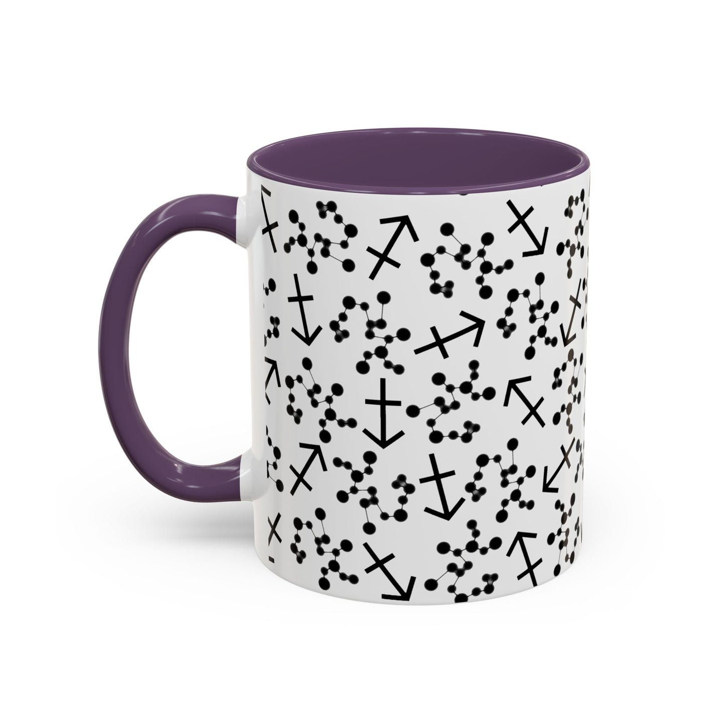 Accent Coffee Mug with the Sagittarius sign (11, 15oz)