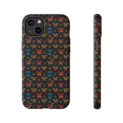 Tough Cases, Aries, Zodiac v1, Metal Pattern
