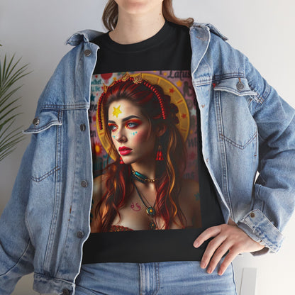Unisex Heavy Cotton T-Shirt, Sagittarius, Zodiac, Sexy Art
