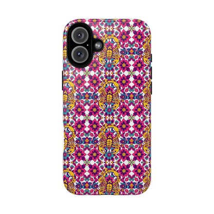 Tough Cases, Scorpio, Zodiac v2, Flower Pattern