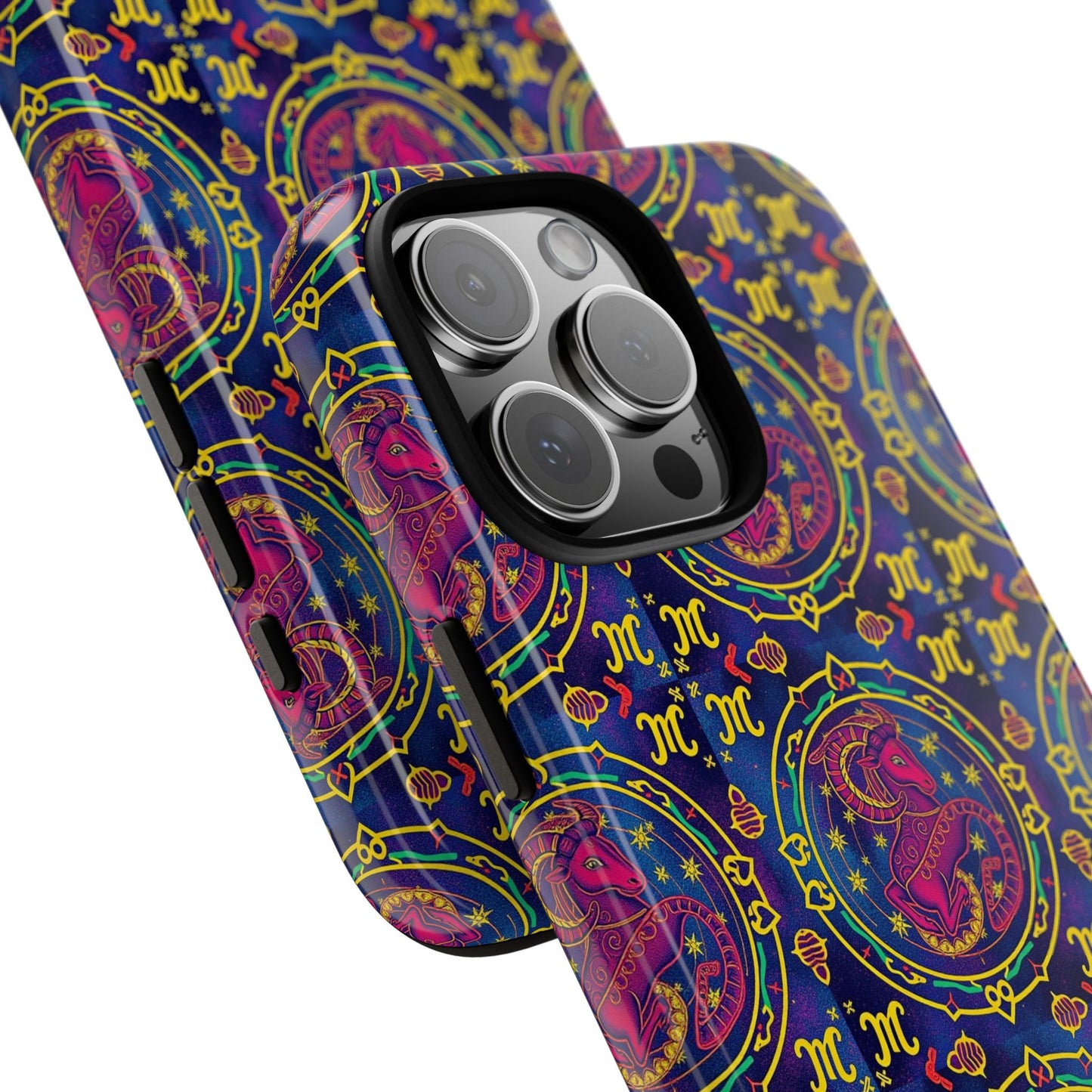 Tough Cases, Capricorn, Zodiac, Metal Pattern