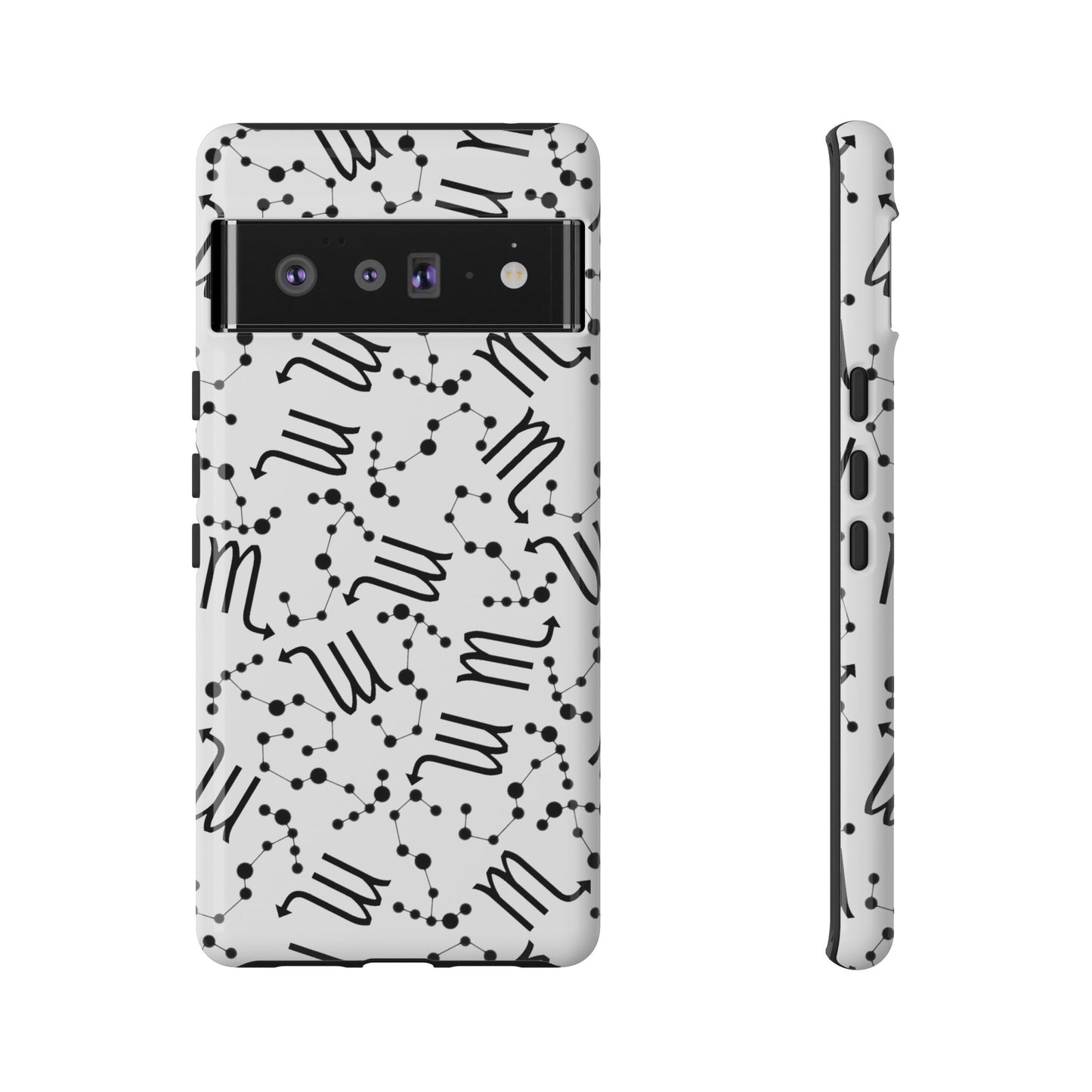 Tough Cases with the Scorpio Zodiac sign for iPhone, Samsung Galaxy, and Google Pixel devices