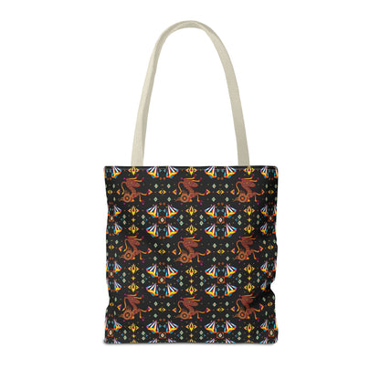 Tote Bag (AOP), Virgo, Zodiac, Jewel Pattern