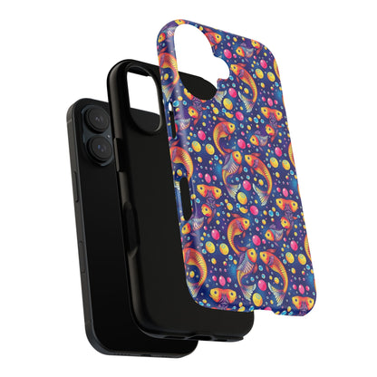 Tough Cases, Pisces, Zodiac, Bubble Pattern