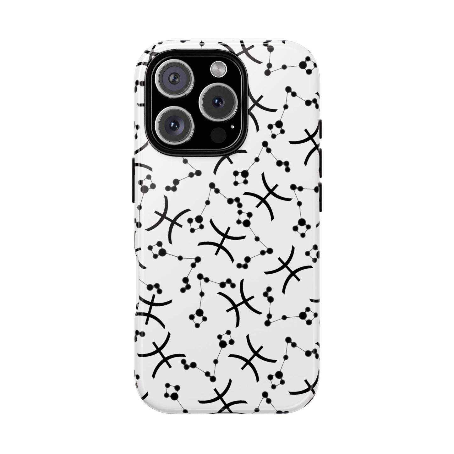 Tough Cases with the Pisces Zodiac sign for iPhone, Samsung Galaxy, and Google Pixel devices