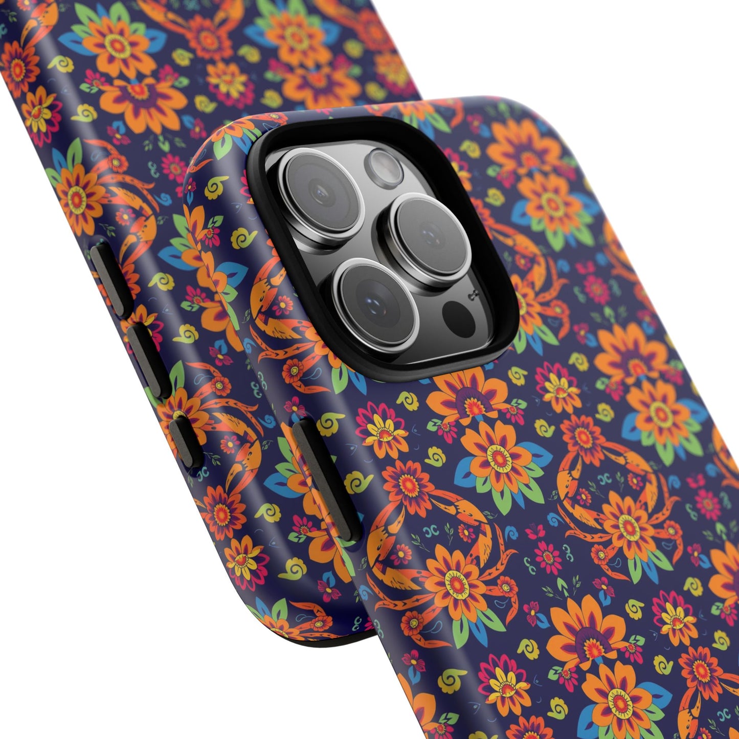 Tough Cases, Cancer, Zodiac, Flower Pattern
