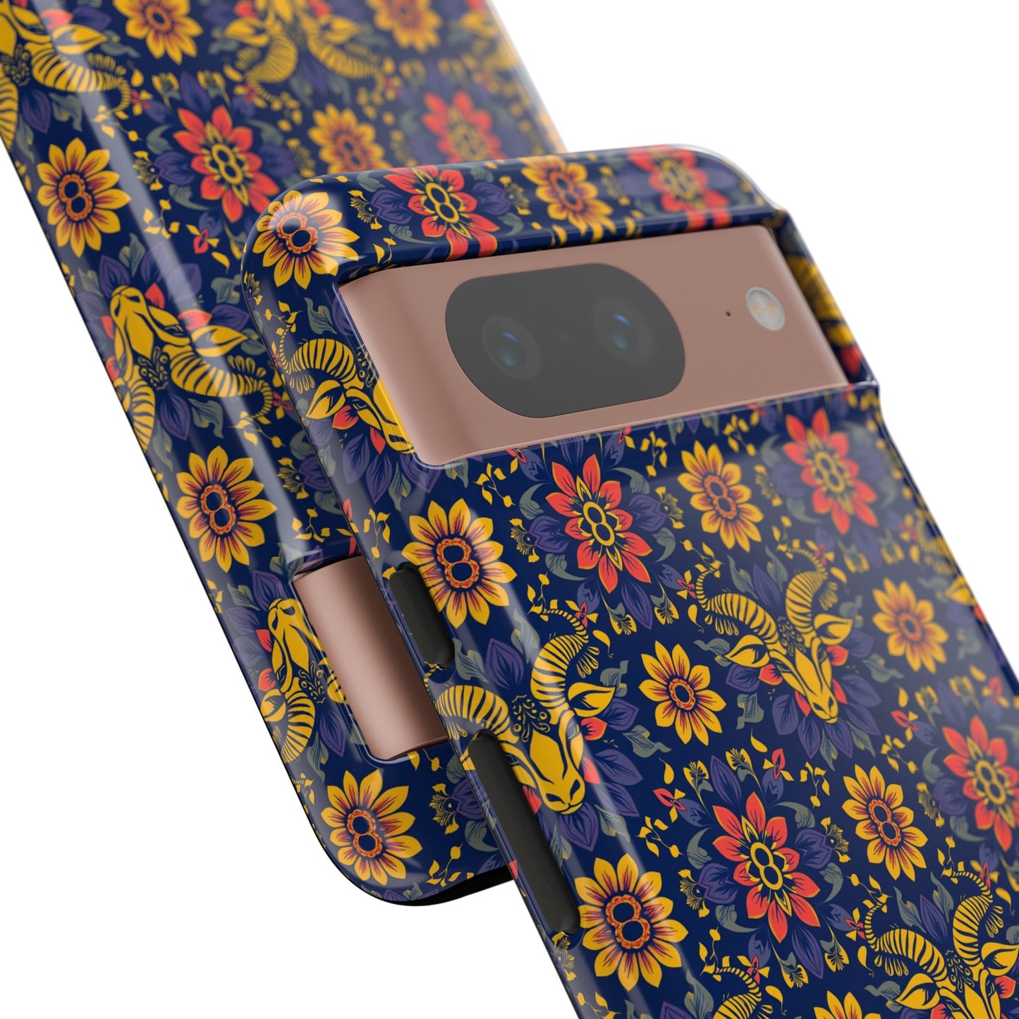 Tough Cases, Taurus, Zodiac v3, Flower Pattern
