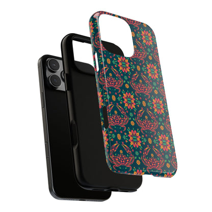 Tough Cases, Cancer, Zodiac v4, Flower Pattern