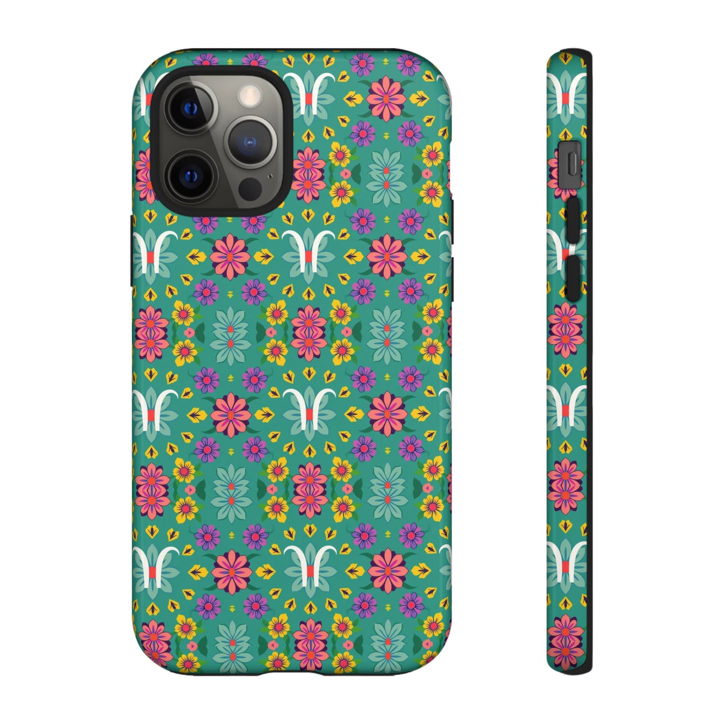 Tough Cases, Aquarius, Zodiac v4, Flower Pattern