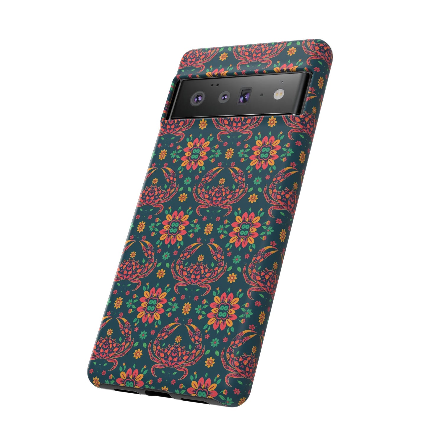 Tough Cases, Cancer, Zodiac v4, Flower Pattern