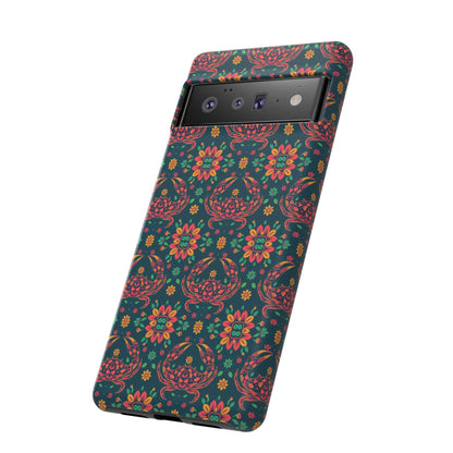 Tough Cases, Cancer, Zodiac v4, Flower Pattern