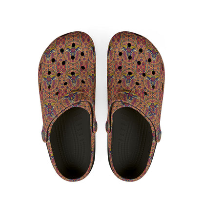 EVA Foam Rubber Shoes, (AOP), Taurus, Zodiac v4, Pattern