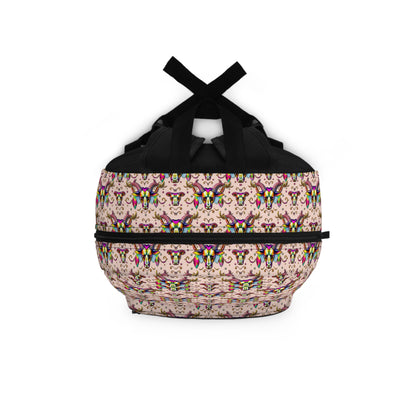 Backpack, Taurus, Zodiac, Metal Pattern
