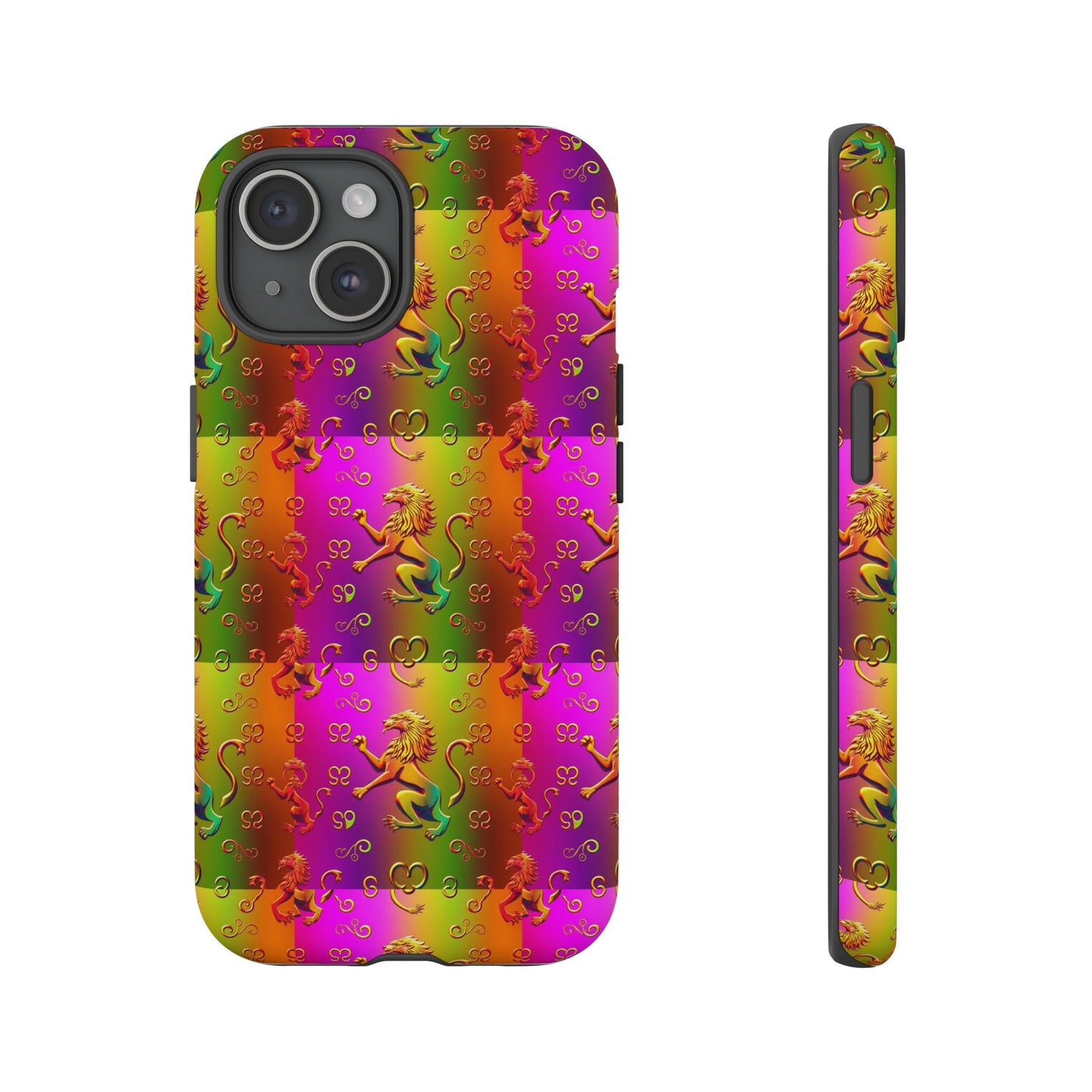 Tough Cases, Leo, Zodiac v1, Metal Pattern