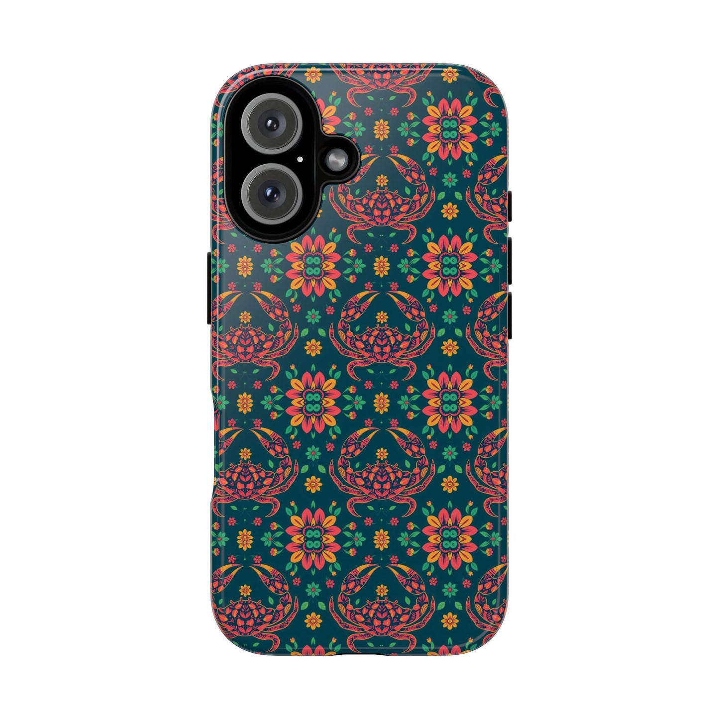 Tough Cases, Cancer, Zodiac v4, Flower Pattern