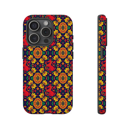 Tough Cases, Virgo, Zodiac v2, Flower Pattern