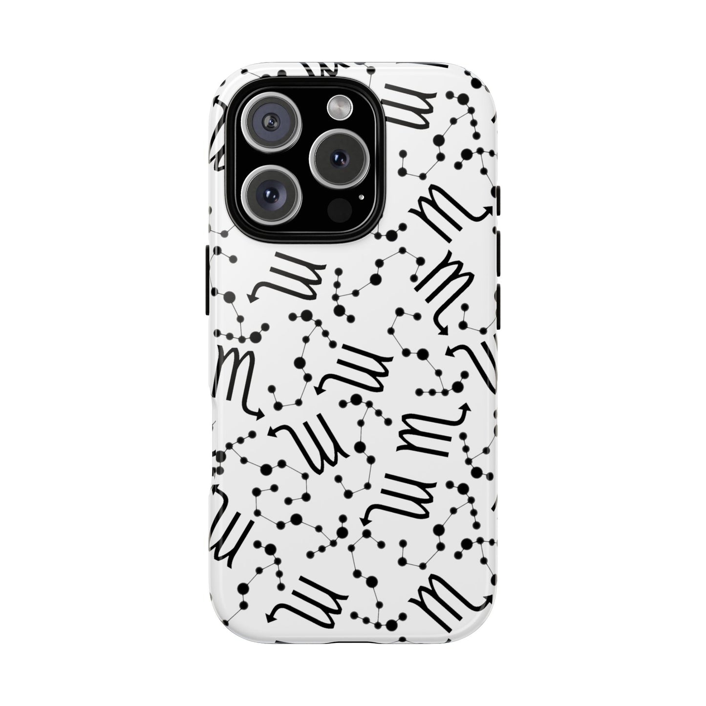Tough Cases with the Scorpio Zodiac sign for iPhone, Samsung Galaxy, and Google Pixel devices