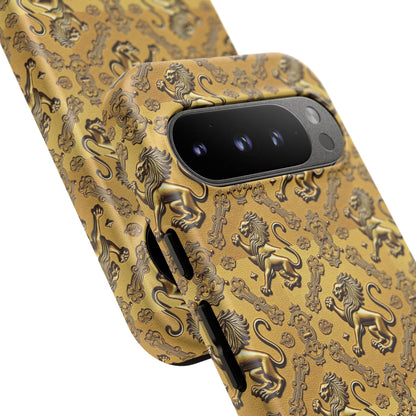Tough Cases, Leo, Zodiac, Metal Pattern