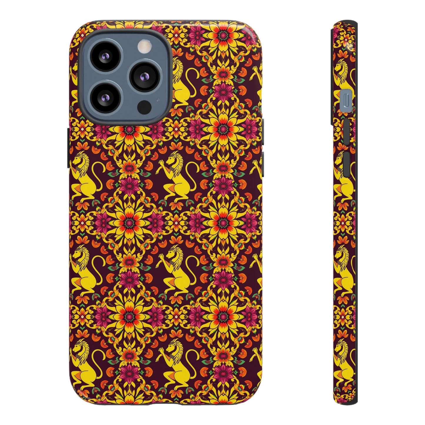 Tough Cases, Virgo, Zodiac v1, Flower Pattern