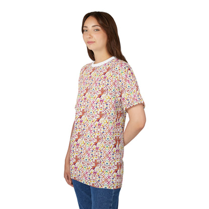 Unisex Cut & Sew T-Shirt, AOP, Sagittarius, Zodiac, Pattern