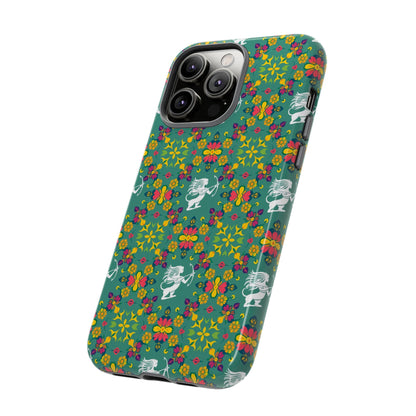 Tough Cases, Sagittarius, Zodiac, Flower Pattern