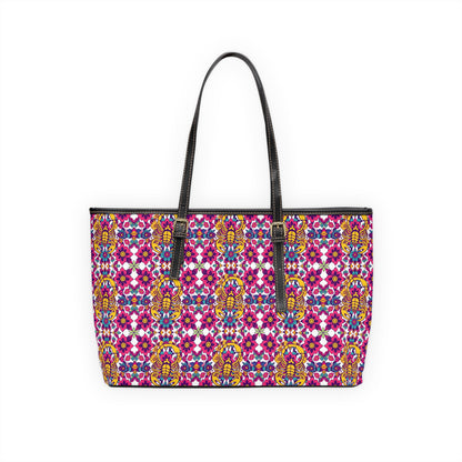 Leather Shoulder Bag, Scorpio, Zodiac v1, Flower Pattern