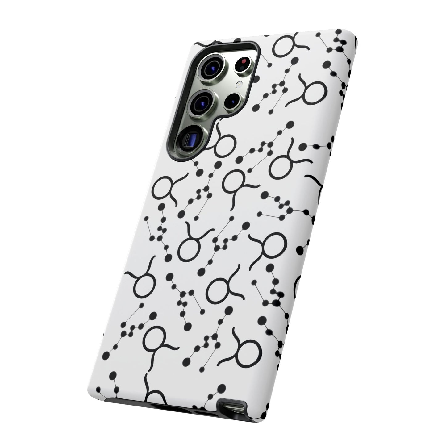 Tough Cases with the Taurus Zodiac sign for iPhone, Samsung Galaxy, and Google Pixel devices
