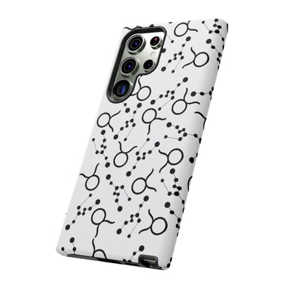 Tough Cases with the Taurus Zodiac sign for iPhone, Samsung Galaxy, and Google Pixel devices