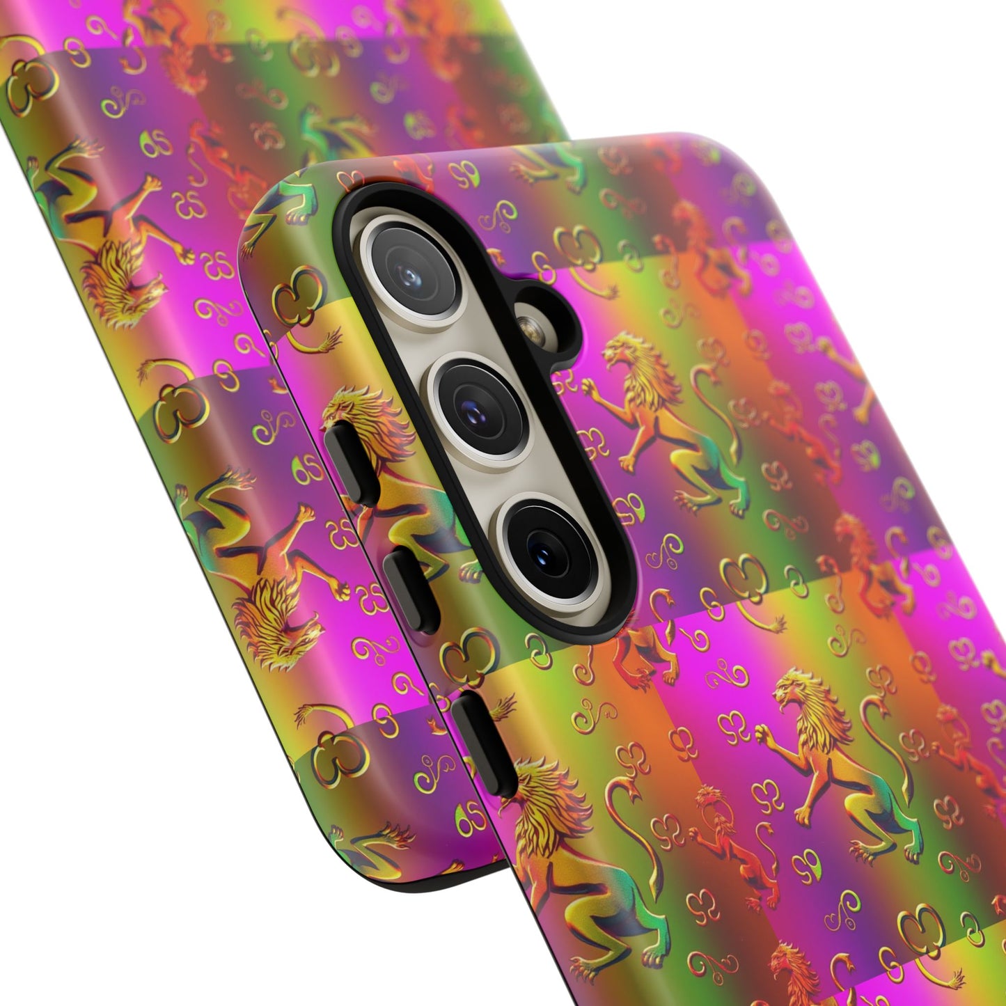 Tough Cases, Leo, Zodiac v1, Metal Pattern