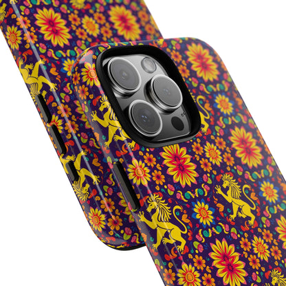 Tough Cases, Leo, Zodiac, Flower Pattern