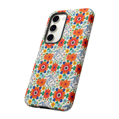 Tough Cases, Virgo, Zodiac v4, Flower Pattern