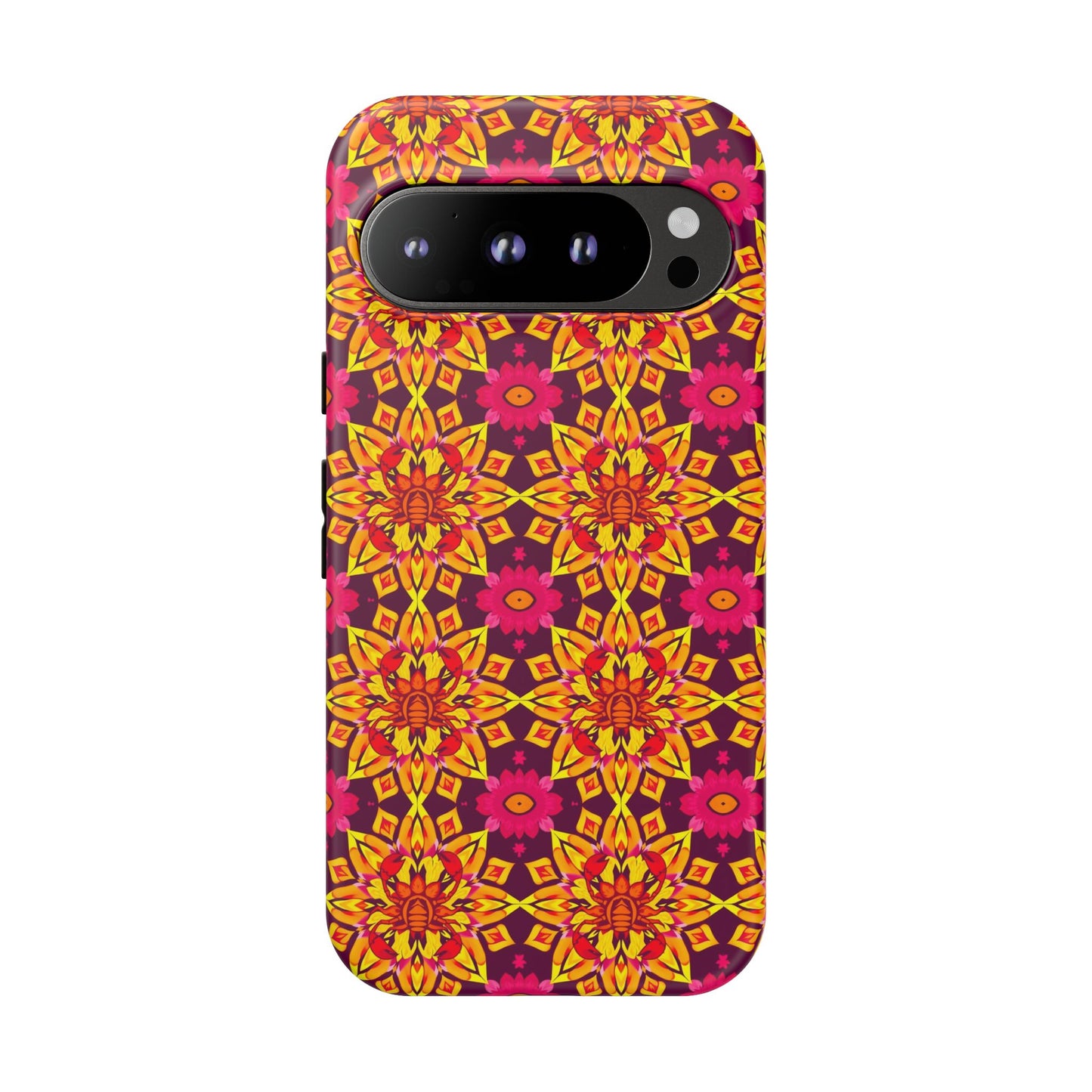 Tough Cases, Scorpio, Zodiac v1, Flower Pattern