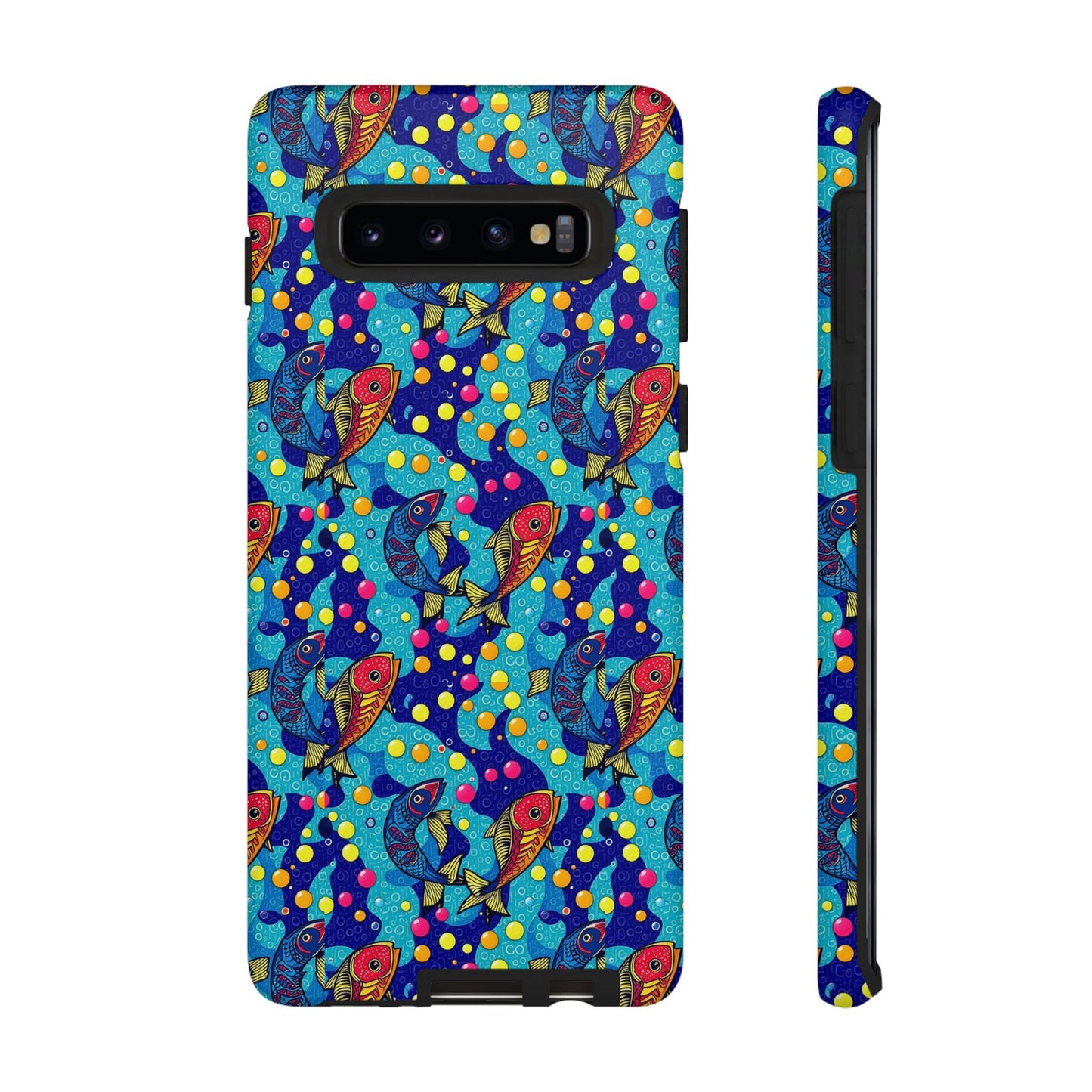 Tough Cases, Pisces, Zodiac v2, Bubble Pattern