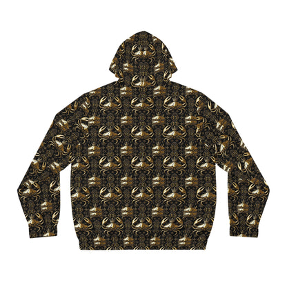 Full-Zip Hoodie (AOP), Cancer, Zodiac v2, Pattern