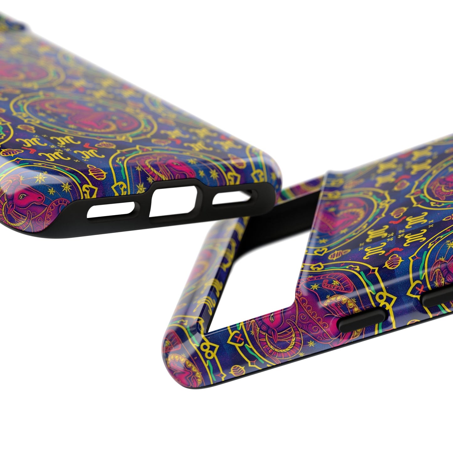 Tough Cases, Capricorn, Zodiac, Metal Pattern