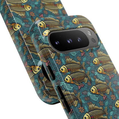 Tough Cases, Pisces, Zodiac v1, Metal Pattern