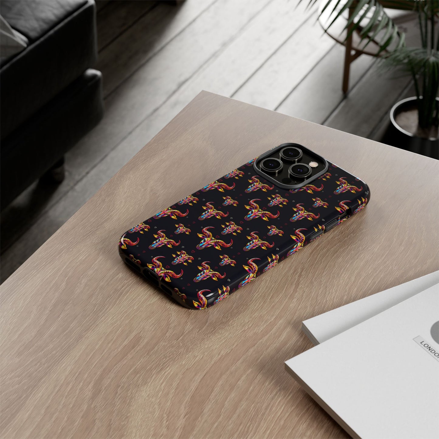 Tough Cases, Taurus, Zodiac, Metal Pattern