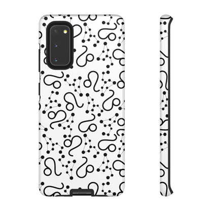 Tough Cases with the Leo Zodiac sign for iPhone, Samsung Galaxy, and Google Pixel devices