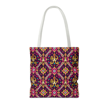 Tote Bag (AOP), Capricorn, Zodiac, Jewel Pattern