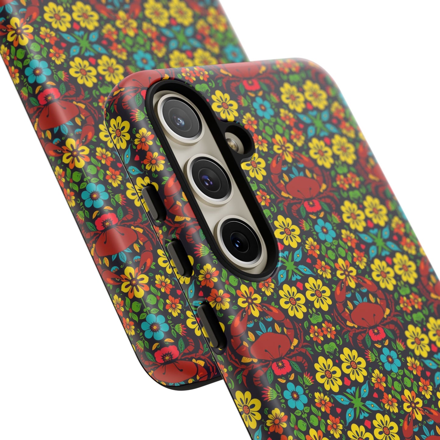 Tough Cases, Cancer, Zodiac v2, Flower Pattern