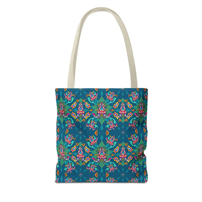 Tote Bag (AOP), Taurus, Zodiac v1, Jewel Pattern