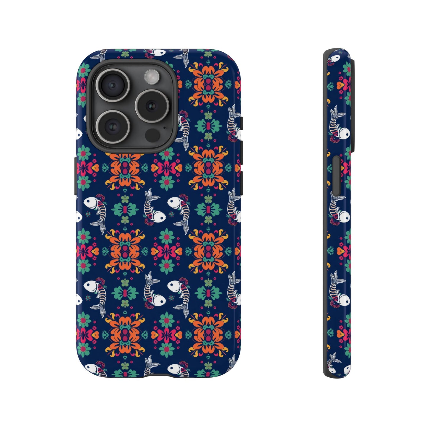 Tough Cases, Pisces, Zodiac, Flower Pattern