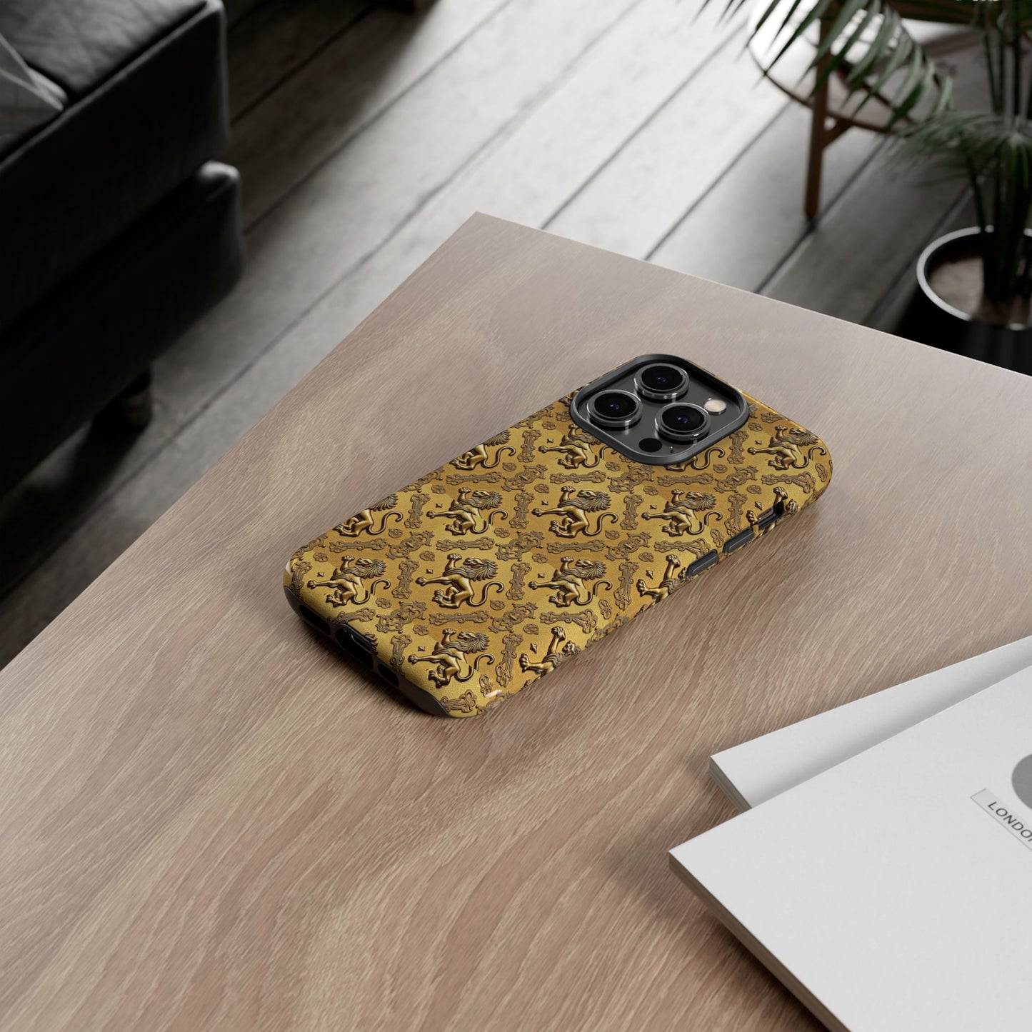 Tough Cases, Leo, Zodiac, Metal Pattern